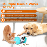 Pet Treat Food Dispenser Interactive Toy for Small and Large Dogs & Cats - Free Express Shipping by Amazon USA