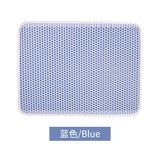 Breathable Cat Litter Mat Double Strainer Anti-Flaking Absorbent Deodorant Anti-Splash Cat Toilet Mat Cat Scratching Mat