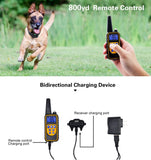 Electric Dog Training Collar Waterproof Dog Bark Collar Pet with Remote Control Rechargeable anti Barking Device All Size Dogs