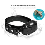 Electric Dog Training Collar Waterproof Dog Bark Collar Pet with Remote Control Rechargeable anti Barking Device All Size Dogs