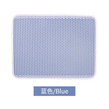 Breathable Cat Litter Mat Double Strainer Anti-Flaking Absorbent Deodorant Anti-Splash Cat Toilet Mat Cat Scratching Mat